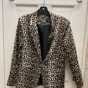 Women’s Leopard Print Women's Blazer